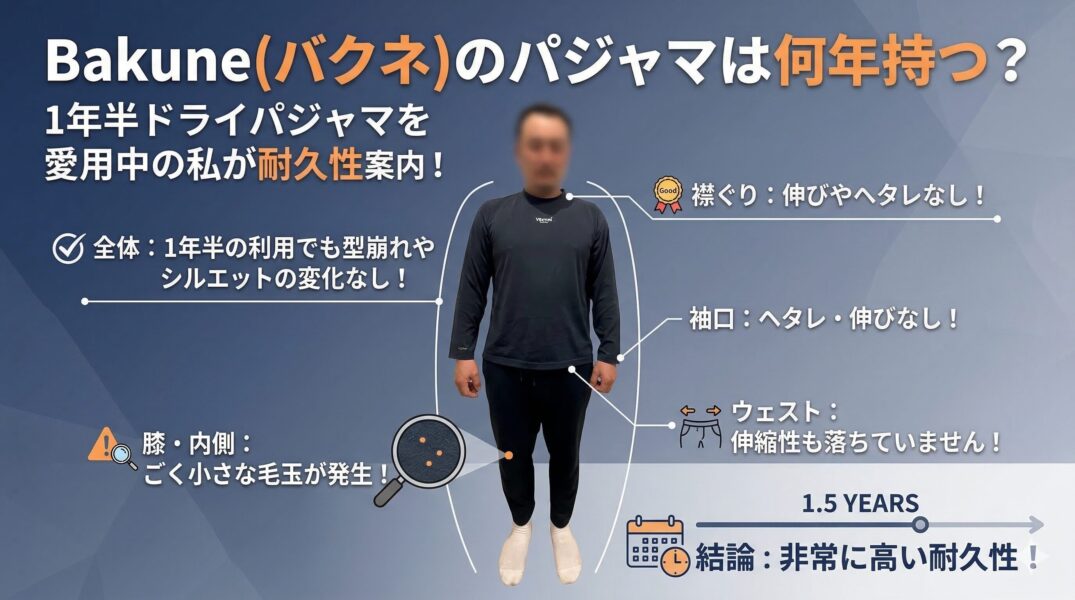 BAKUNE バクネ 耐久性