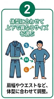 Bakune(バクネ)メンズ サイズ感