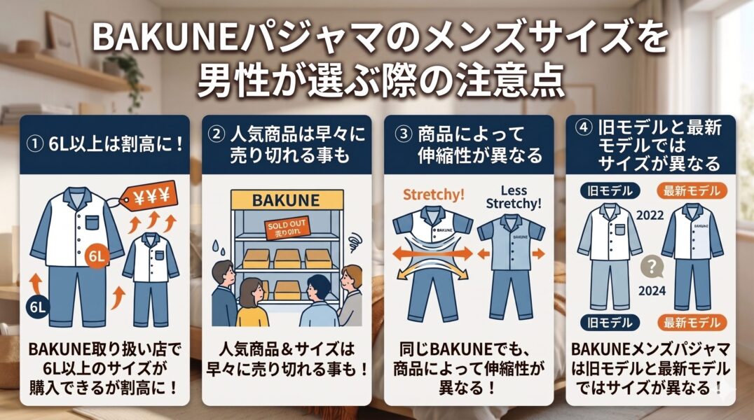 BAKUNE メンズ サイズ感